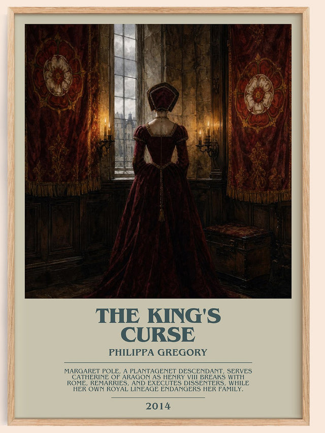 The King's Curse Bookish Wall Art by Philippa Gregory