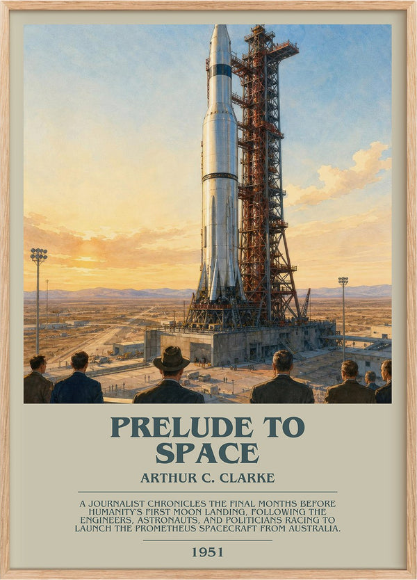 Prelude to Space Bookish Wall Art by Arthur C. Clarke