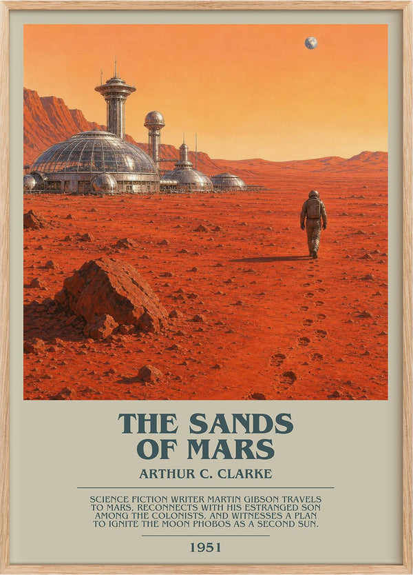 The Sands of Mars Bookish Wall Art by Arthur C. Clarke