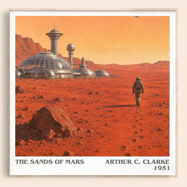 The Sands of Mars Literary Art Print by Arthur C. Clarke