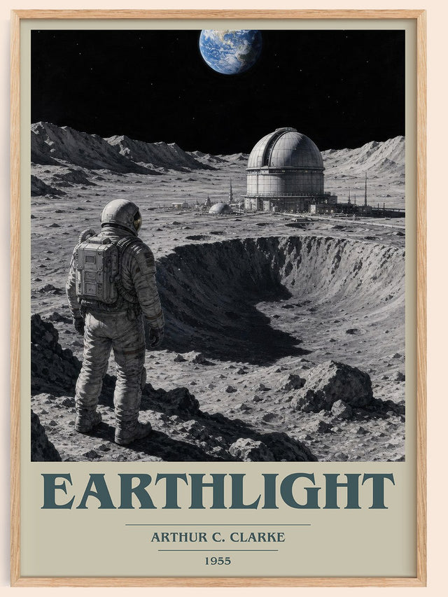 Earthlight Book Cover Poster by Arthur C. Clarke