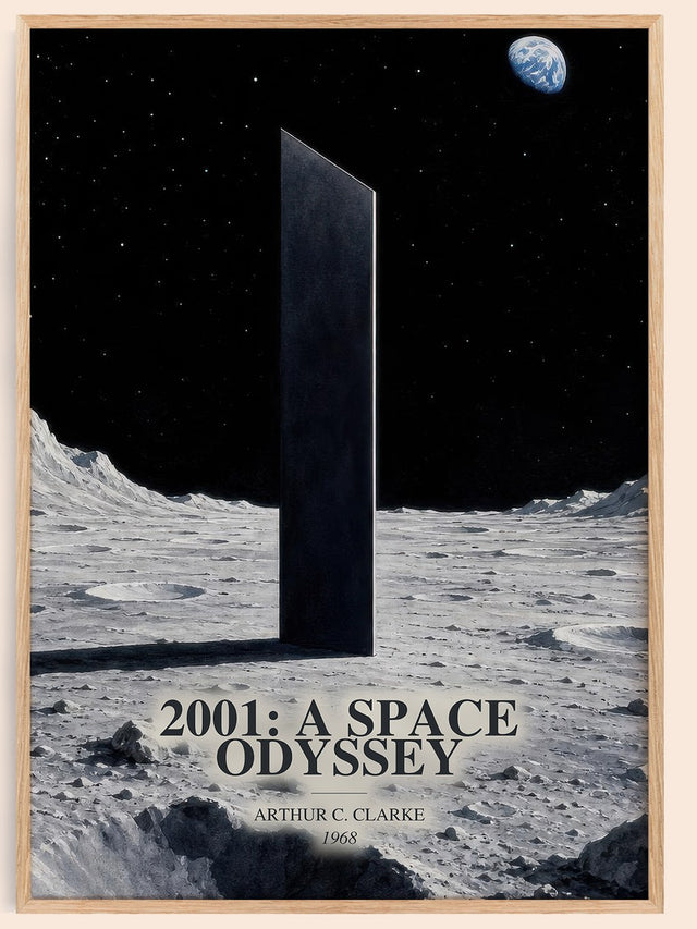 2001: A Space Odyssey Book Watercolour Illustration by A. Clarke