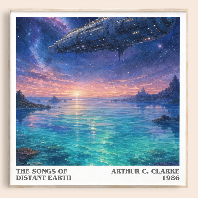The Songs of Distant Earth Literary Art Print by Arthur C. Clarke