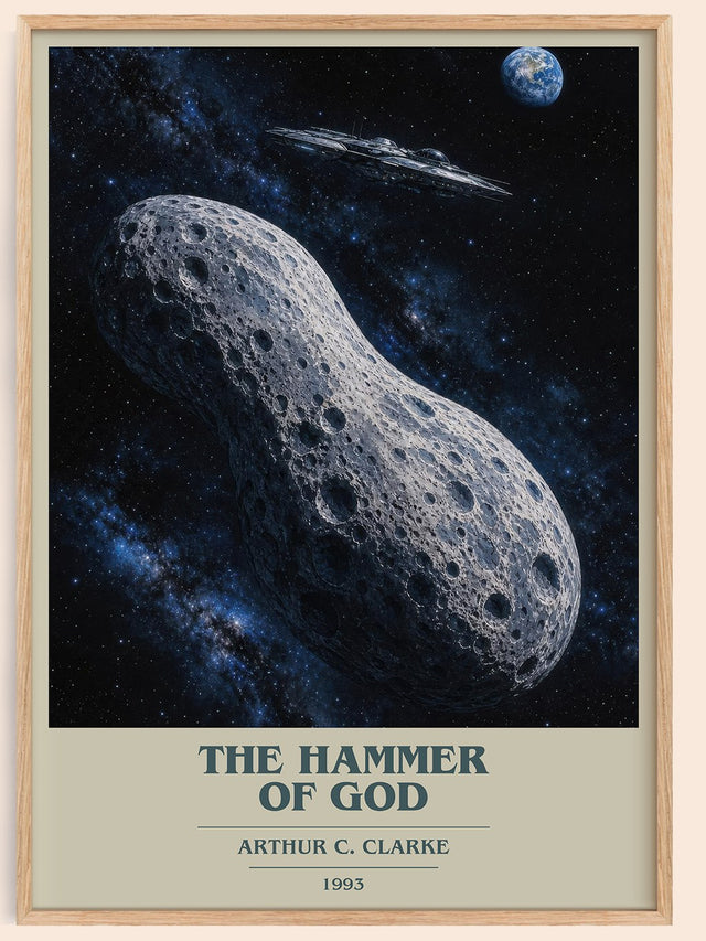 The Hammer of God Book Cover Poster by Arthur C. Clarke
