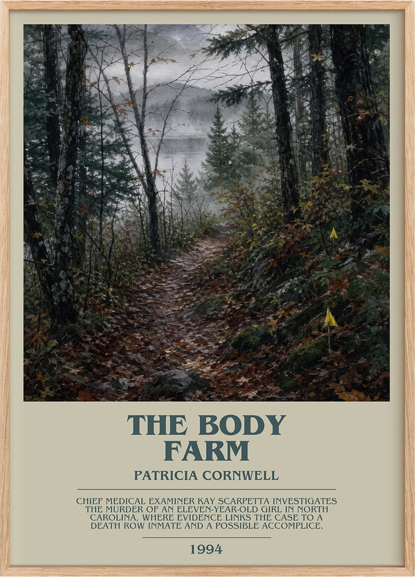 The Body Farm Bookish Wall Art by Patricia Cornwell