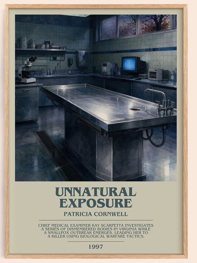 Unnatural Exposure Bookish Wall Art by Patricia Cornwell