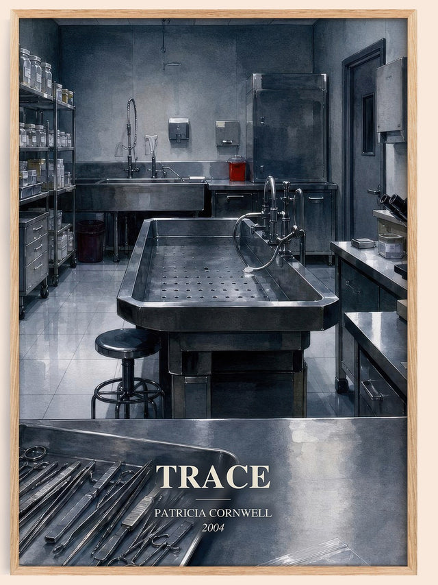 Trace Book Watercolour Illustration by Patricia Cornwell