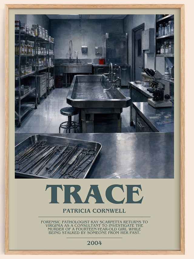 Trace Bookish Wall Art by Patricia Cornwell