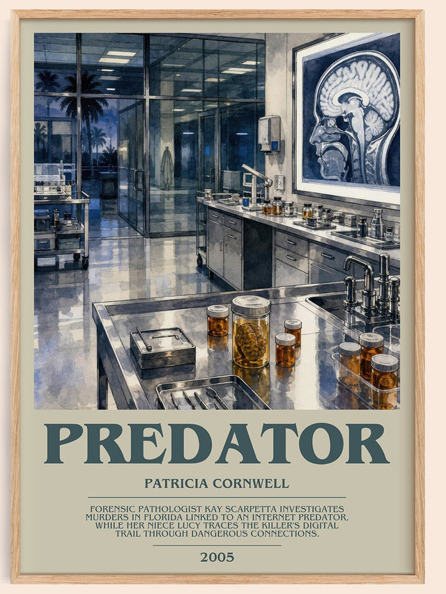 Predator Bookish Wall Art by Patricia Cornwell