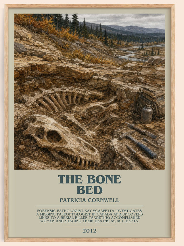The Bone Bed Bookish Wall Art by Patricia Cornwell