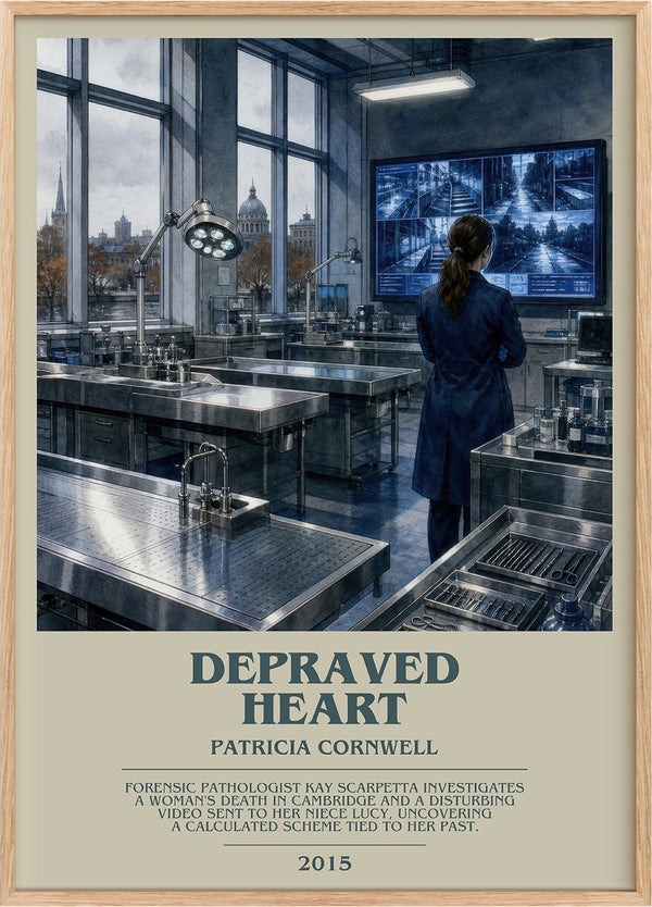 Depraved Heart Bookish Wall Art by Patricia Cornwell