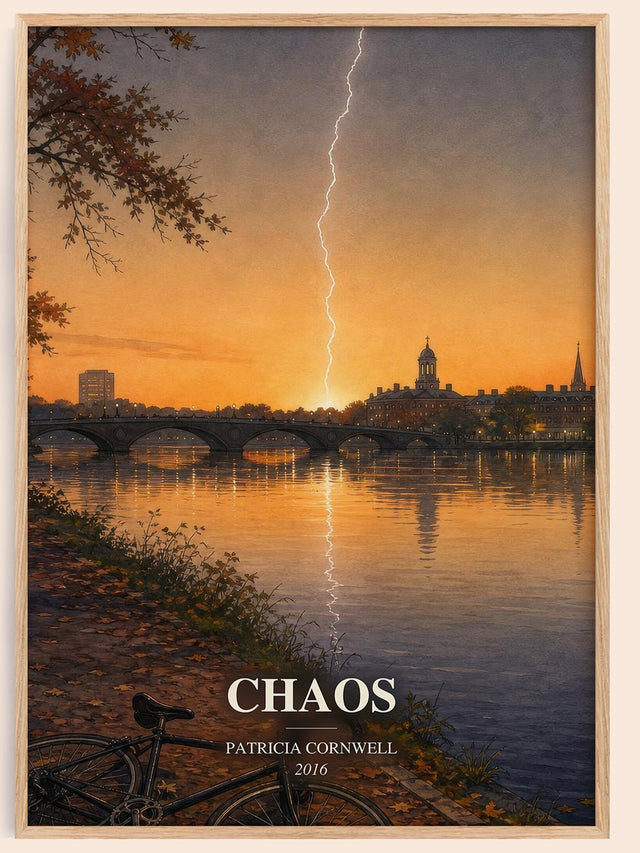 Chaos Book Watercolour Illustration by Patricia Cornwell