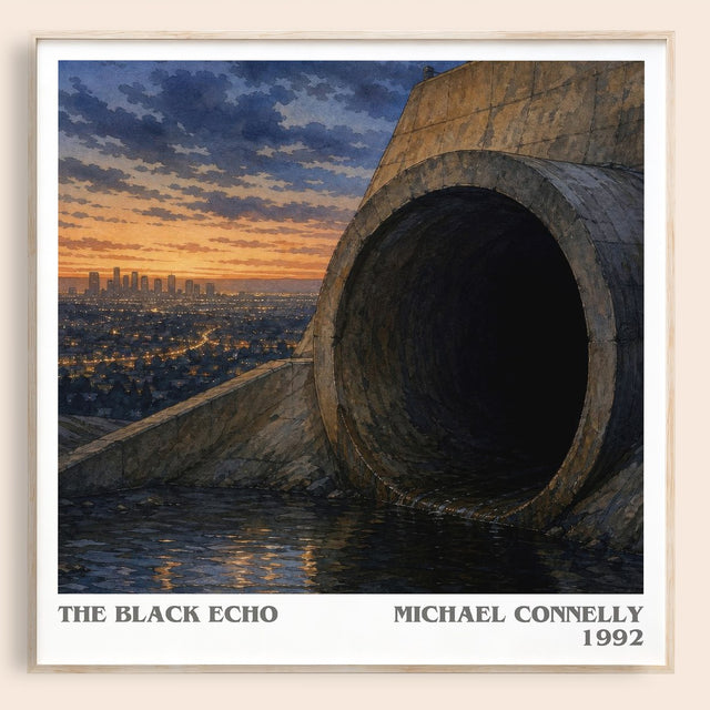 The Black Echo Literary Art Print by Michael Connelly