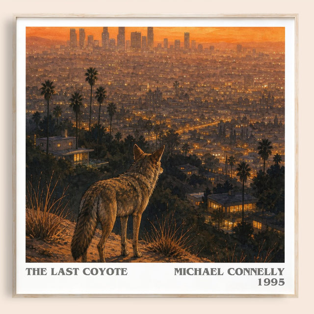 The Last Coyote Literary Art Print by Michael Connelly