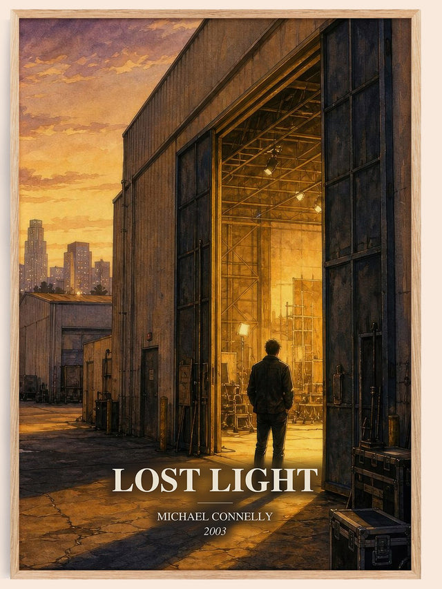Lost Light Book Watercolour Illustration by Michael Connelly