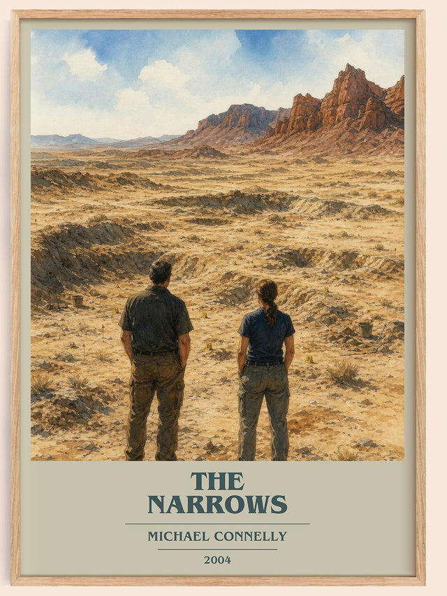 The Narrows Book Cover Poster by Michael Connelly