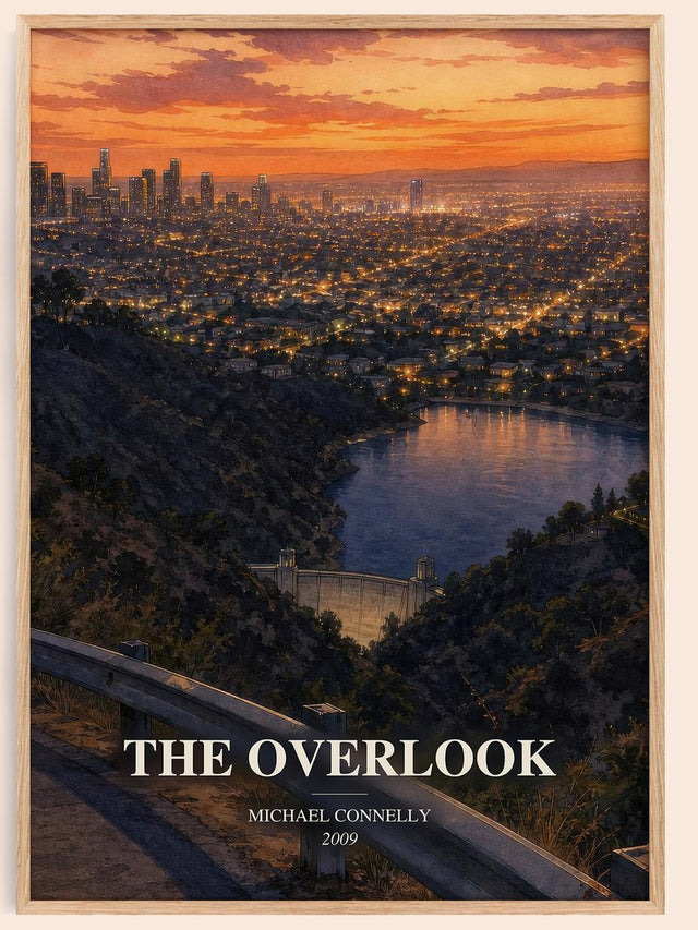 The Overlook Book Watercolour Illustration by Michael Connelly