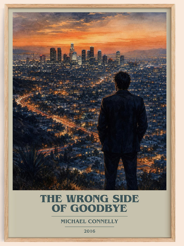 The Wrong Side of Goodbye Book Cover Poster by Michael Connelly