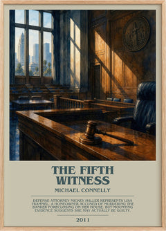 The Fifth Witness Bookish Wall Art by Michael Connelly