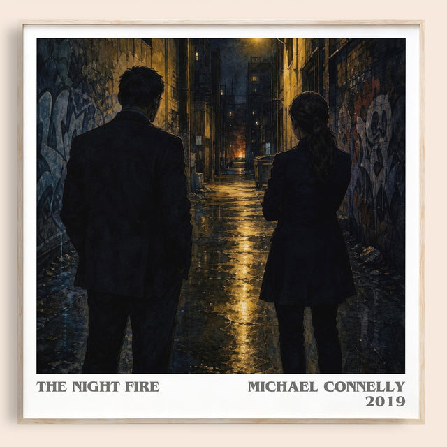The Night Fire Literary Art Print by Michael Connelly