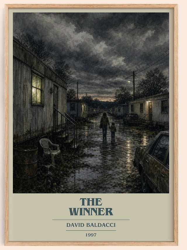 The Winner Book Cover Poster by David Baldacci