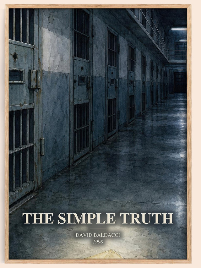 The Simple Truth Book Watercolour Illustration by David Baldacci