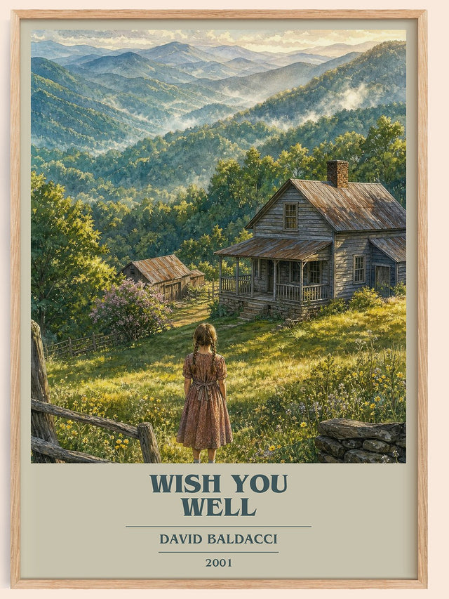 Wish You Well Book Cover Poster by David Baldacci