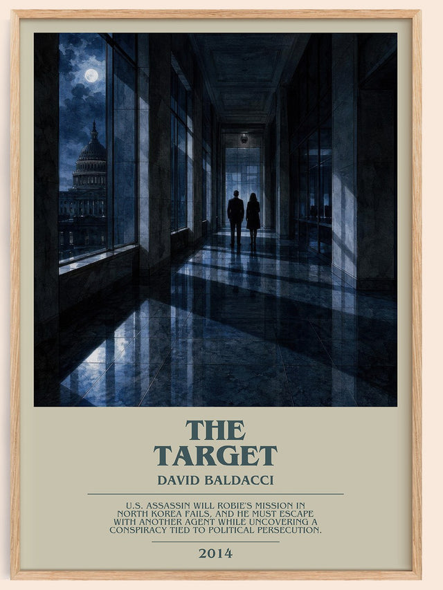 The Target Bookish Wall Art by David Baldacci