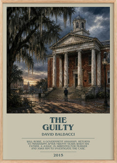 The Guilty Bookish Wall Art by David Baldacci