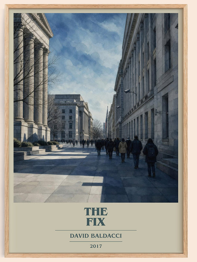 The Fix Book Cover Poster by David Baldacci