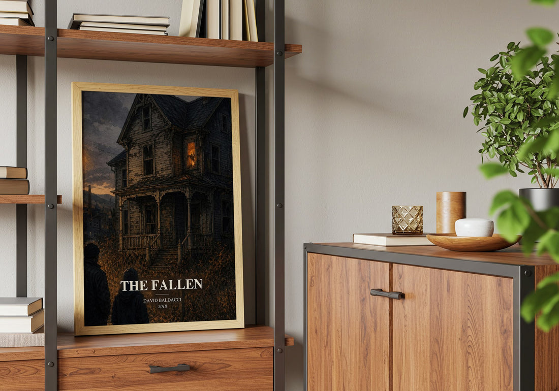 The Fallen book watercolour illustration paper finish options – matte satin gloss
