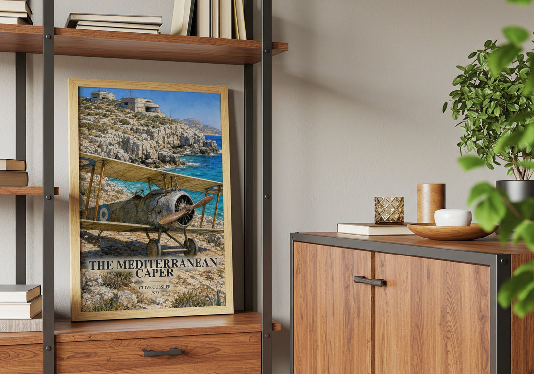 The Mediterranean Caper book watercolour illustration paper finish options – matte satin gloss