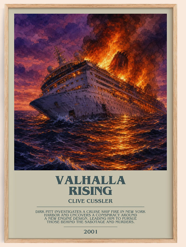 Valhalla Rising Bookish Wall Art by Clive Cussler