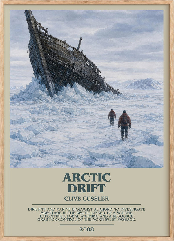 Arctic Drift Bookish Wall Art by Clive Cussler