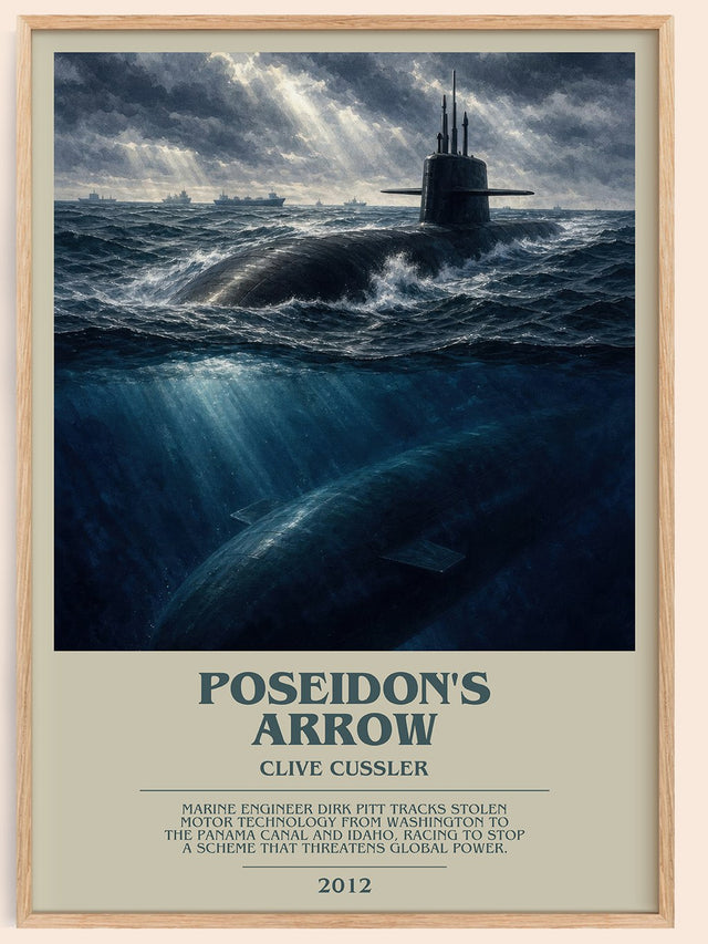 Poseidon's Arrow Bookish Wall Art by Clive Cussler