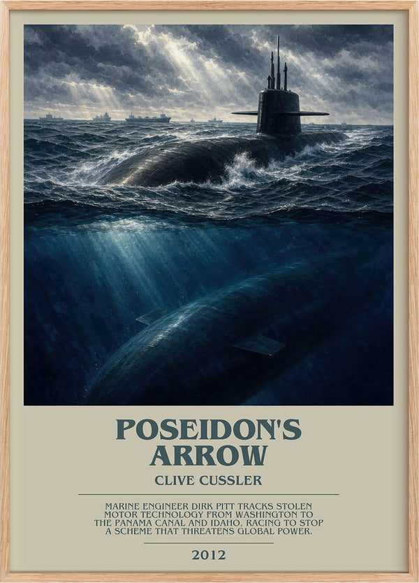 Poseidon's Arrow Bookish Wall Art by Clive Cussler