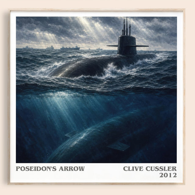 Poseidon's Arrow Literary Art Print by Clive Cussler