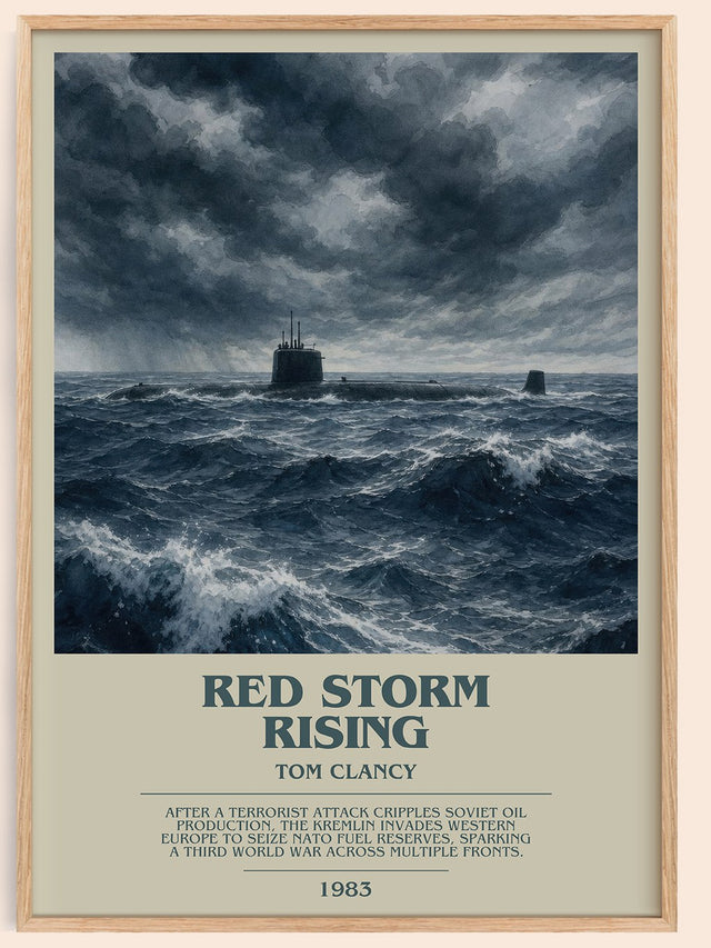 Red Storm Rising Bookish Wall Art by Tom Clancy