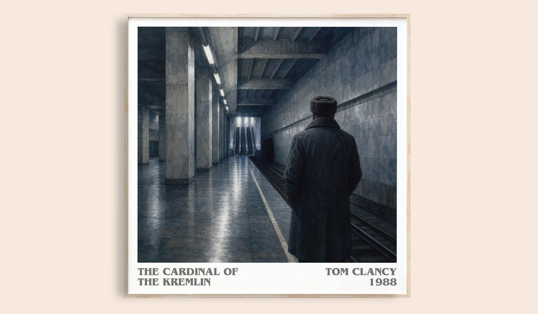 The Cardinal of the Kremlin literary book poster by Tom Clancy – framed literary art print