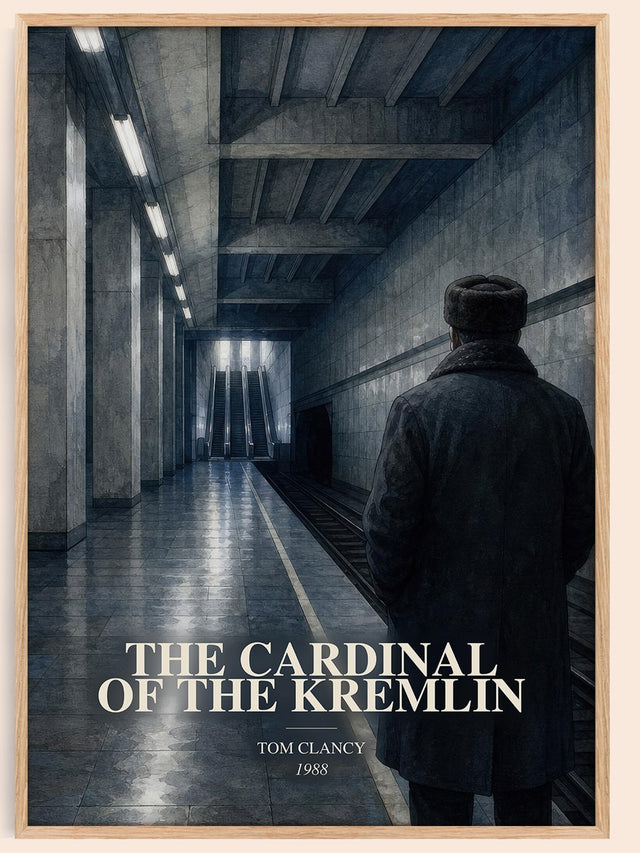 Cardinal of the Kremlin Book Watercolour Illustration by Tom Clancy
