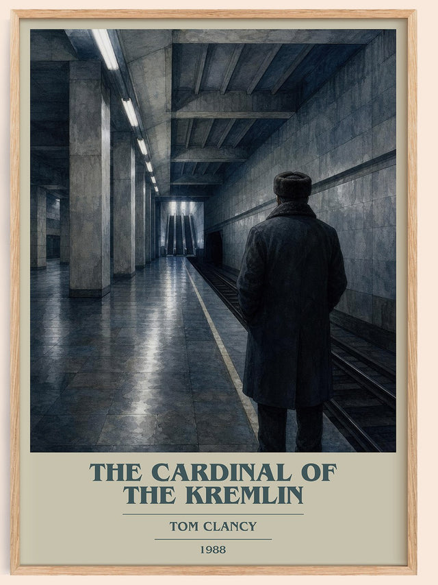 The Cardinal of the Kremlin Book Cover Poster by Tom Clancy