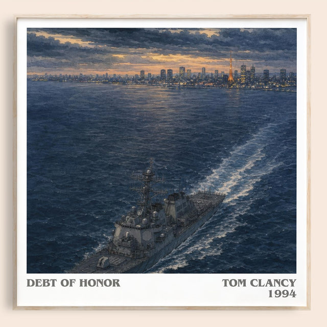 Debt of Honor Literary Art Print by Tom Clancy