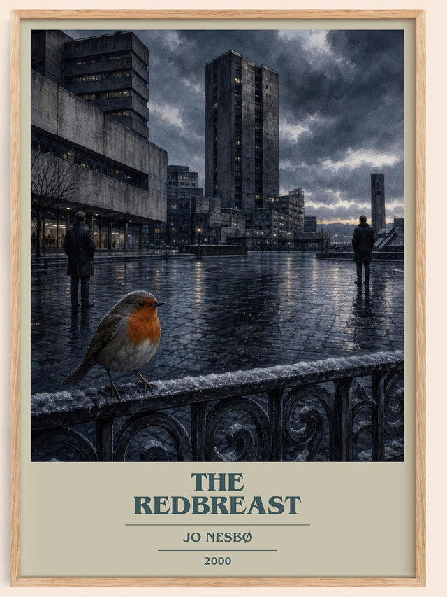 The Redbreast Book Cover Poster by Jo Nesbø