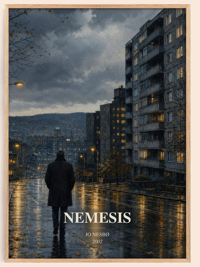 Nemesis Book Watercolour Illustration by Jo Nesbø