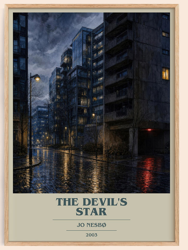 The Devil's Star Book Cover Poster by Jo Nesbø