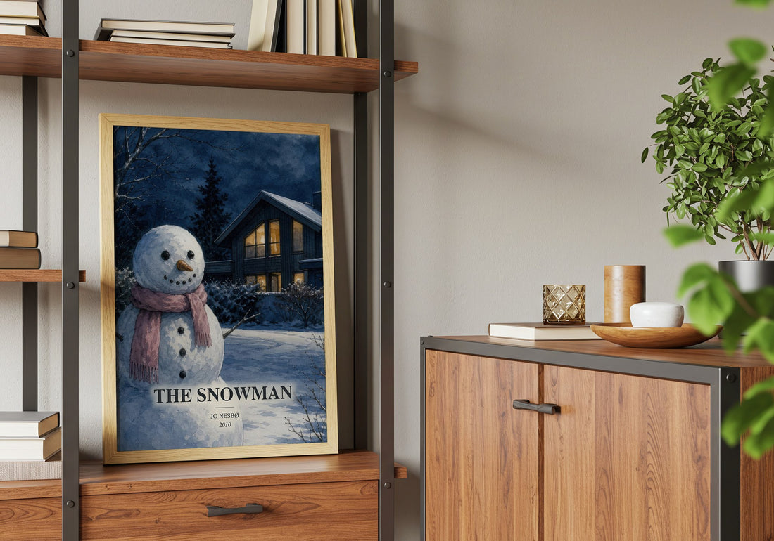 The Snowman book watercolour illustration paper finish options – matte satin gloss