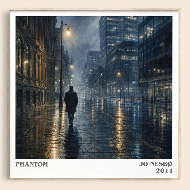 Phantom Literary Art Print by Jo Nesbø