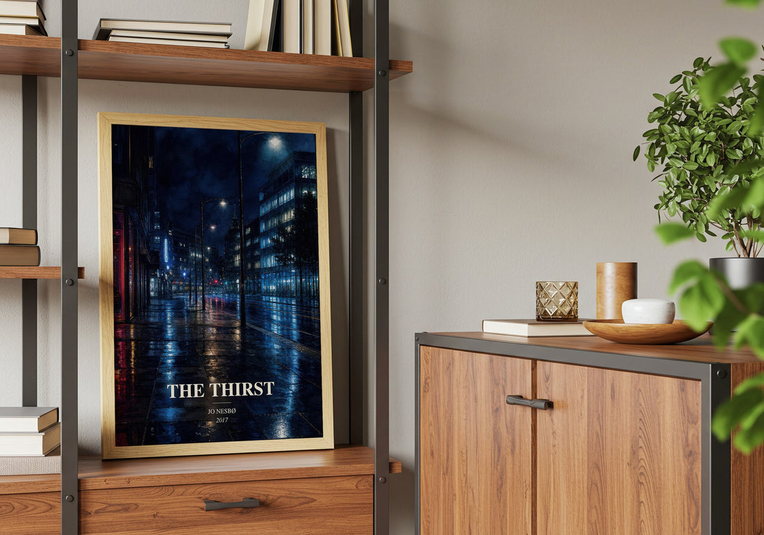 The Thirst book watercolour illustration paper finish options – matte satin gloss