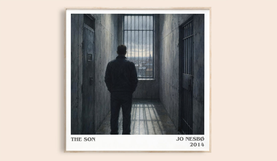 The Son literary book poster by Jo Nesbø – framed literary art print