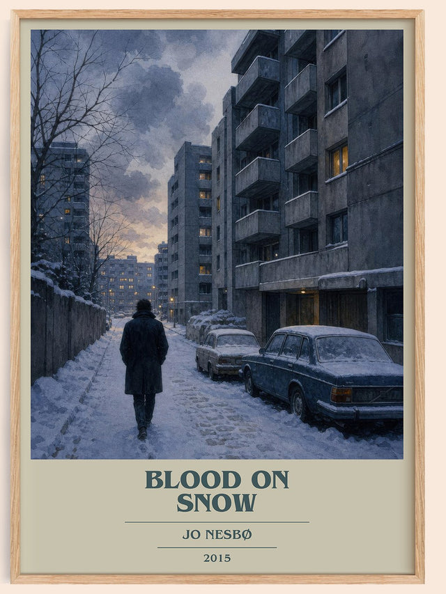 Blood on Snow Book Cover Poster by Jo Nesbø
